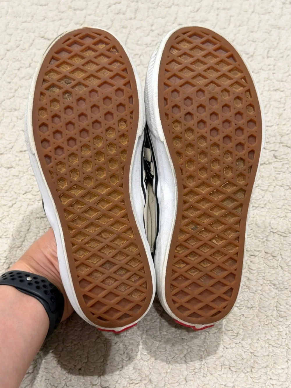 Vans worn some